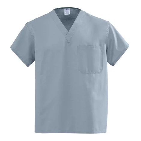 Medline AngelStat Unisex Reversible V-Neck Scrub Tops – Misty Green