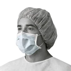 Medline ASTM F2100-19 Level 2 Procedure Face Masks with Ear Loops, 300 EA/CS