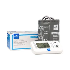 Medline Automatic Digital Blood Pressure Unit with Universal-Sized Cuff and Talking Feature, 1/EA