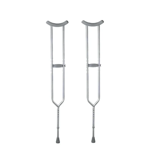 Medline Bariatric Push-Button Steel Crutches