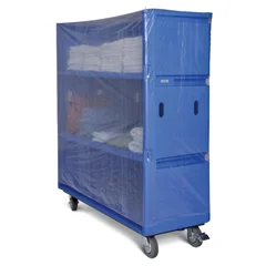 Medline Cart Cover, Clear, 38 x 26 x 48, 0.95 Mil, Flat, 150 EA/CS