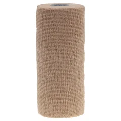 Medline CoFlex LF2 Quick-Stick Sterile Cohesive Bandages, Tan, 6 x 5 yd. (15.2 cm x 4.6 m), 1/EA