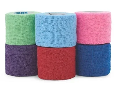Medline CoFlex Non-Sterile Latex Bandages, Medium, 2″X5YD – 36 Per Case