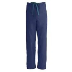 Medline ComfortEase Unisex Draw String Pants Scrub, Midnight Blue, 4XL