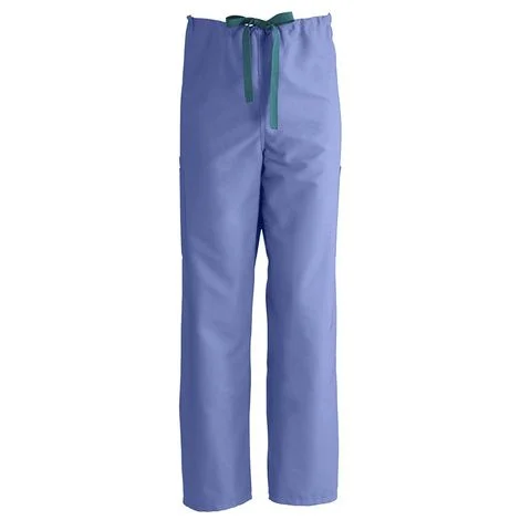 Medline ComfortEase Unisex Non-Reversible Drawstring Cargo Pants – Ceil Blue