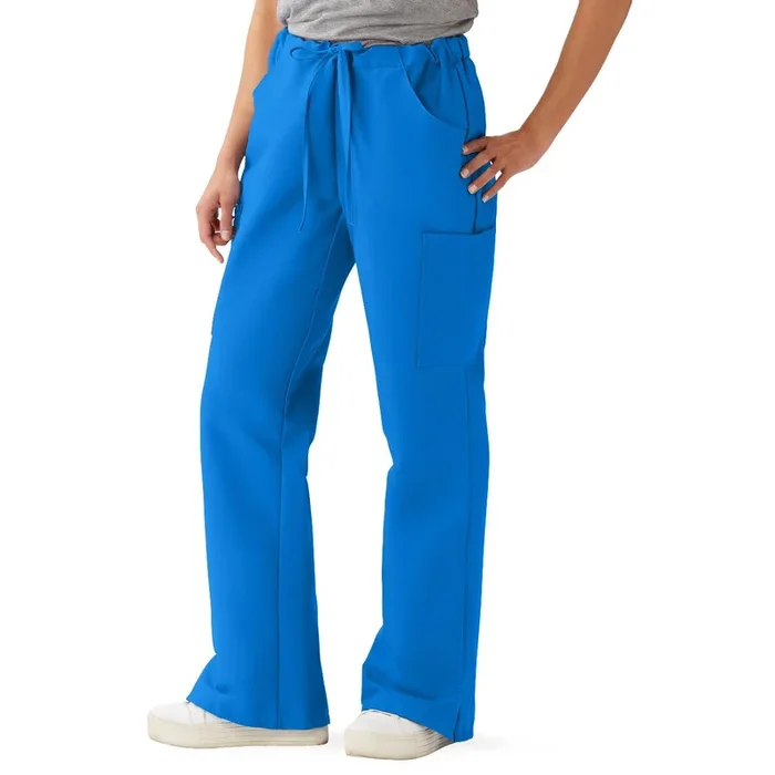 Medline ComfortEase Women’s Modern Fit Cargo Scrub Pants with 4 Pockets – Royal Blue