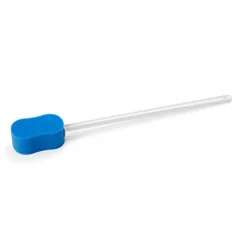 Medline Contoured Bath Sponge with 22 Rigid Handle, 100 EA/CS