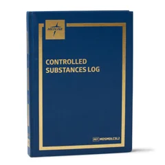 Medline Controlled Substances Log Book, 1/EA