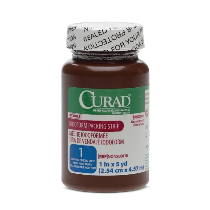 Medline CURAD Sterile Iodoform Gauze Packing Strips