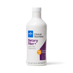 Medline Dietary Fiber+ Liquid Supplement, Vanilla Creme, 32 oz. Bottle, 6 EA/CS