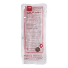 Medline Disc-Activated Nonwoven Hot Packs, Slim, 4 x 9, 24 EA/CS