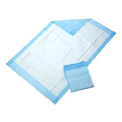 Medline Disposable Standard Fluff-Filled Underpad, 23 x 36, Packaged in Inner Packs, 25 EA/BG