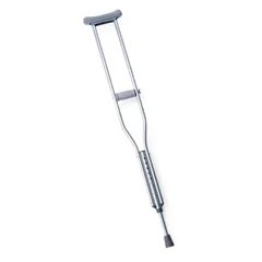 Medline Economy Pushbutton Aluminum Crutches, Child, 1/PR