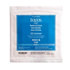 Medline Equos Sterile Bordered Gauze, Bulk, 6 x 6, 25 EA/BX