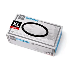 Medline Eudermic MP High-Risk Powder-Free Latex Exam Gloves, X-Large, 500 EA/CS