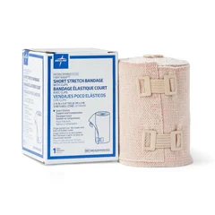 Medline Firm-Wrap Short-Stretch Elastic Bandage, 8 cm x 5 m (3.15 x 5.47 yd.), 1/EA
