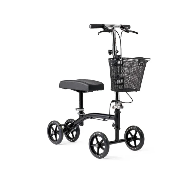 Medline Gen 4 Lightweight Folding Knee Walker with Large 8″ Wheels