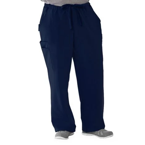 Medline Illinois Ave Mens Athletic Cargo Scrub Pants with 7 Pockets – Navy
