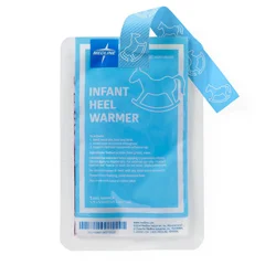 Medline Infant Heel Warmer Gel Pack with Metal Disc and Cloth Strap, 25 EA/BX