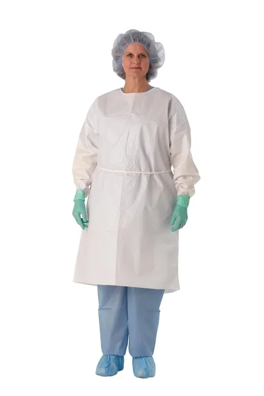 Medline Isolation Gown with Elastic Wrist Bands – 50 Per Case