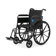 Medline K3 Guardian 18 Wide Wheelchair with Full-Length Arms and Swing-Away Footrests, 1/EA
