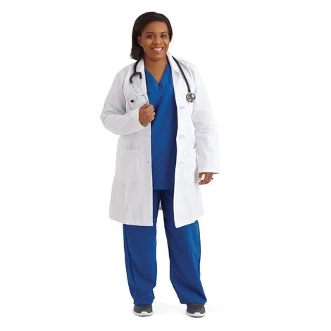 Medline Ladies Staff Length Lab Coats