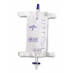 Medline Leg Bags with Slide-Tap Drainage Port, 48 Each per Case