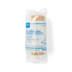 Medline Nonsterile Cohesive Bandage, Tan, 6 x 5 yd. (15.2 cm x 4.6 m), 1/EA