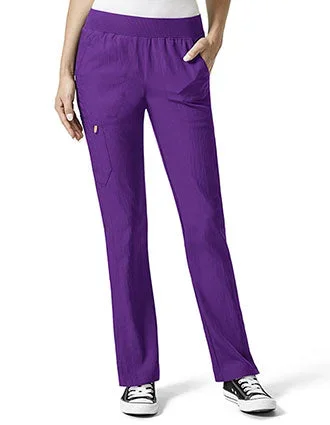 Medline Ocean Women’s Stretch Fabric Support Waistband Scrub Pants – Regal Purple