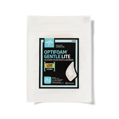 Medline Optifoam Gentle Lite Foam Dressing, 1.6 x 2 with Border, 1/EA