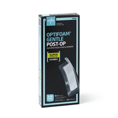 Medline Optifoam Gentle Post-Op Foam Dressings, 100 EA/CS