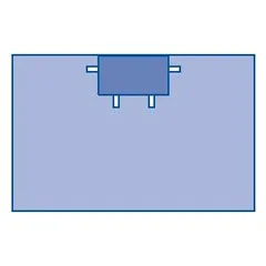 Medline OrthoMax Bar Surgical Drape, 1/EA