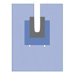 Medline OrthoMax Surgical U-Drape, 1/EA