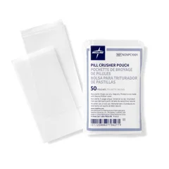 Medline Pill Crusher Pouches, 50 EA/BG