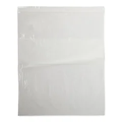 Medline Plastic Bags with Zip Closure and White Write-On Block, 2 mil, 10 x 12, 50 EA/PK
