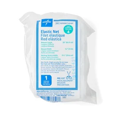 Medline Precut Elastic Dressing Retainer Net, 4 x 24, 1/EA