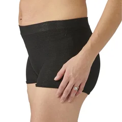 Medline Premium Black Knit Maternity Pants, Size XL, for Waist Size 45-70, 50 EA/CS