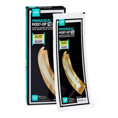 Medline PrimaSeal Ag+ Post-Operation Dressing, 3.5 x 12, 100 EA/CS