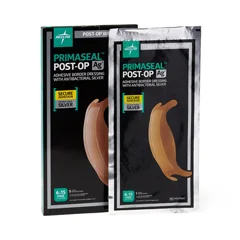Medline PrimaSeal Ag+ Post-Operation Dressing, 6 x 15, 50 EA/CS