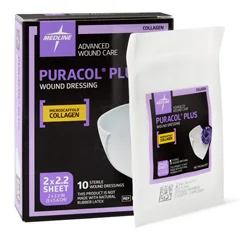 Medline Puracol Plus Collagen Wound Dressings, 50 Each per Case