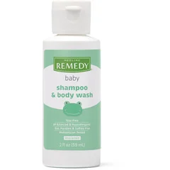 Medline Remedy Baby Shampoo Body Wash, Unscented, 2 oz., 144 EA/CS