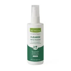 Medline Remedy Essentials No-Rinse Spray Cleanser, 4 oz.