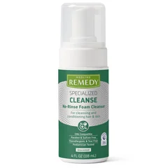 Medline Remedy Specialized No-Rinse Foam Cleanser, 4 oz., 1 EA