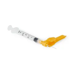 Medline Safety Syringes with Needle, Clear, 3mL, 25G x 1, 1200 EA/CS
