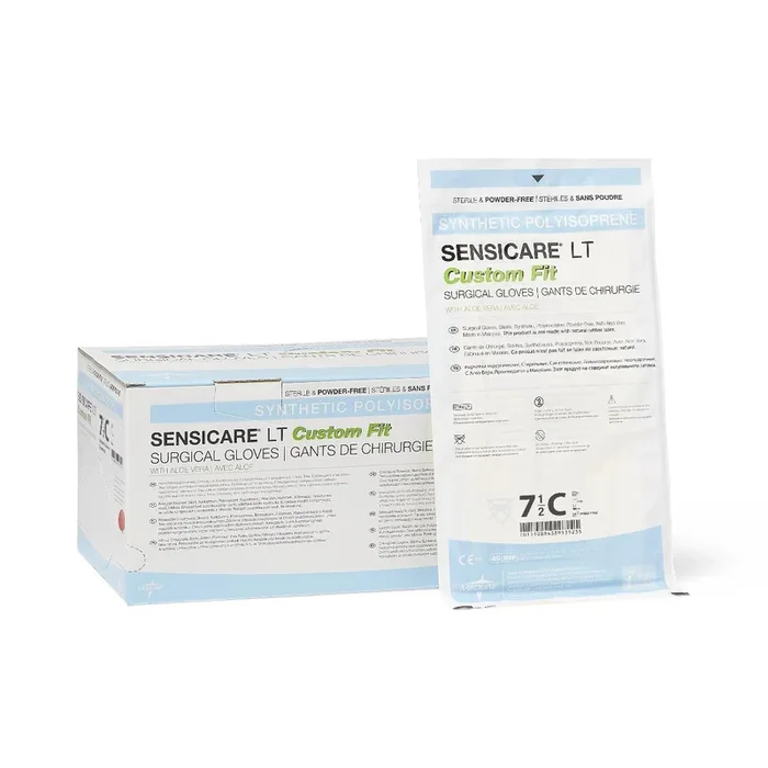 Medline SensiCare LT Custom Chemo Fit With Aloe Surgical Gloves