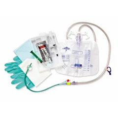Medline Silvertouch 2-Layer Foley Catheter Trays, 10 Each per Case