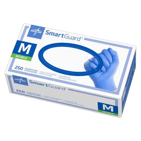 Medline SmartGuard Powder Free Nitrile Exam Gloves