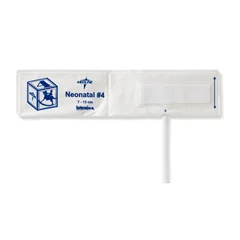 Medline Soft Cloth Single-Tube Neonatal BP Cuffs with Luer Connector, 10 Each per Box