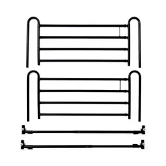 Medline Spring Loaded 4 Bar Side Rail, for Homecare Beds, 1/PR