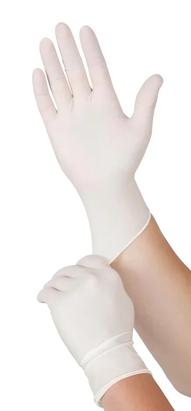 Medline Spruce Nonsterile Powder-Free Latex Exam Gloves – 1000 Per Case